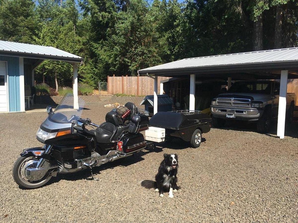 Used 1993 Honda Goldwing Aspencade 1500 GL and Time Out Trailer
