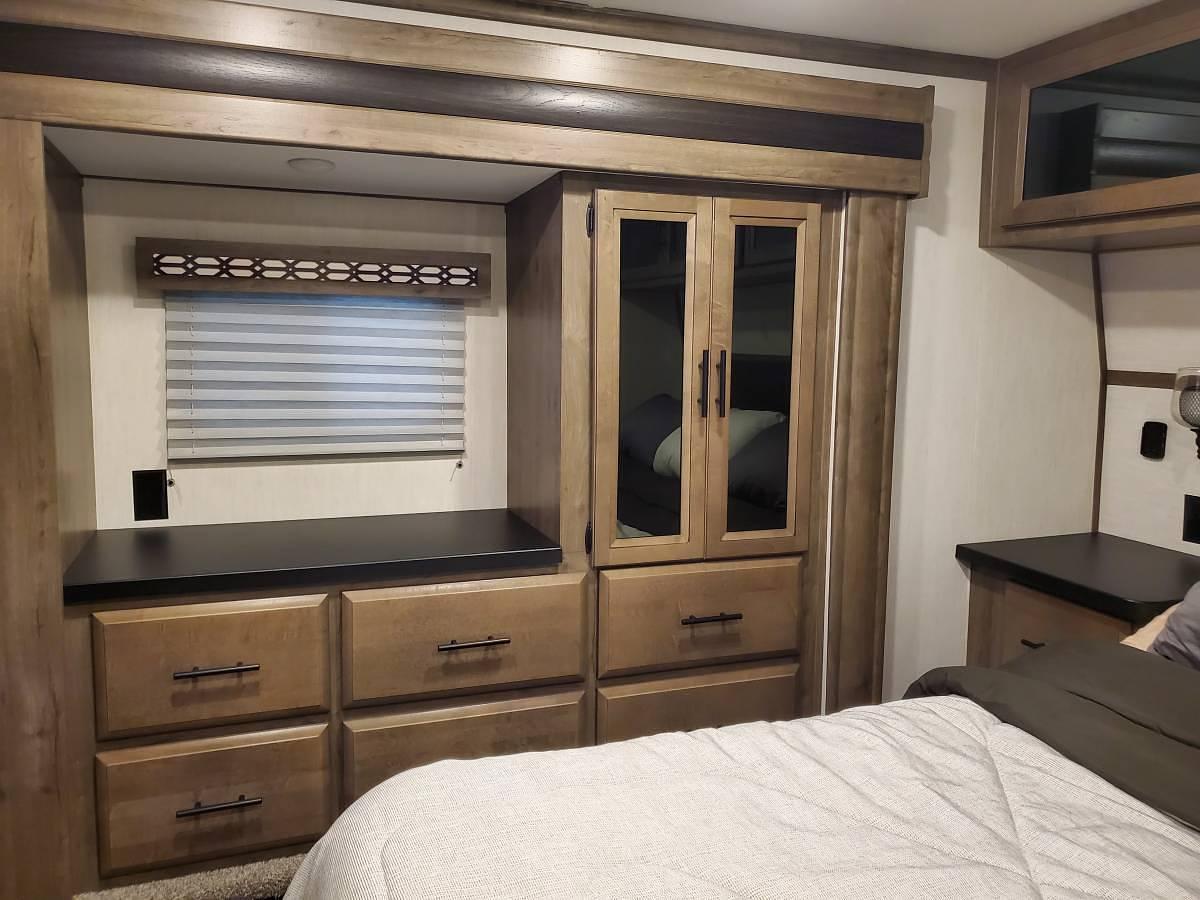 Used 2022 Forest River Vengeance Rogue Armored 371A13 Toy Hauler