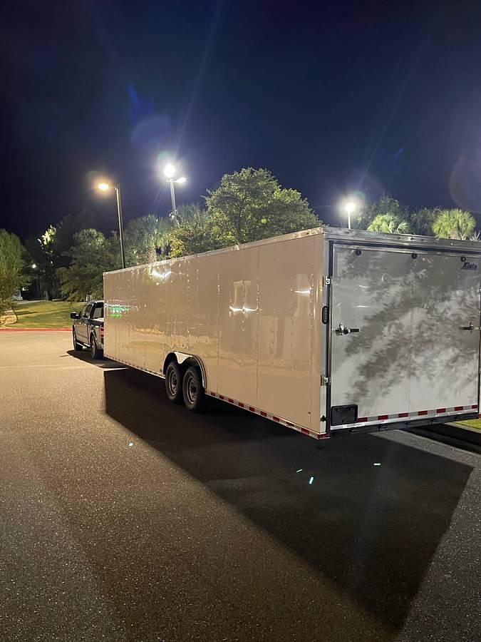 Used 2022 Enclosed Cargo Trailer 8.5ft. x 32ft