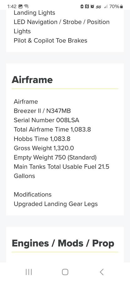 Used 2008 Breezer II LSA