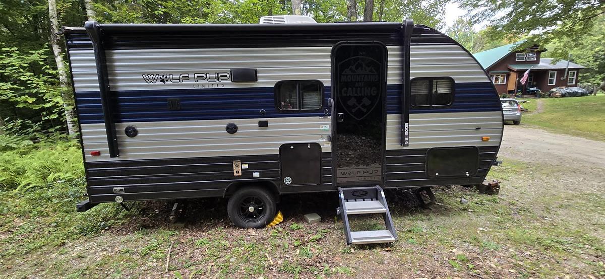 Used 2022 Forest River Wolf Pup 16BHS Travel Trailer