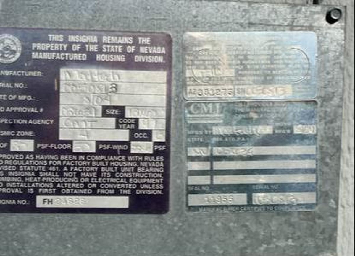 Used 1997 Modtech Office Trailer