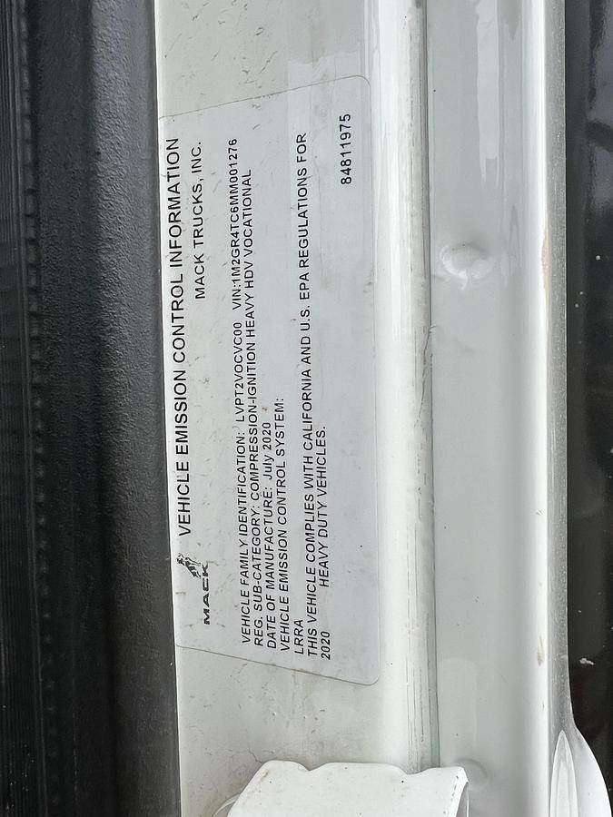 Used 2021 Mack Quad Axel Dump Truck