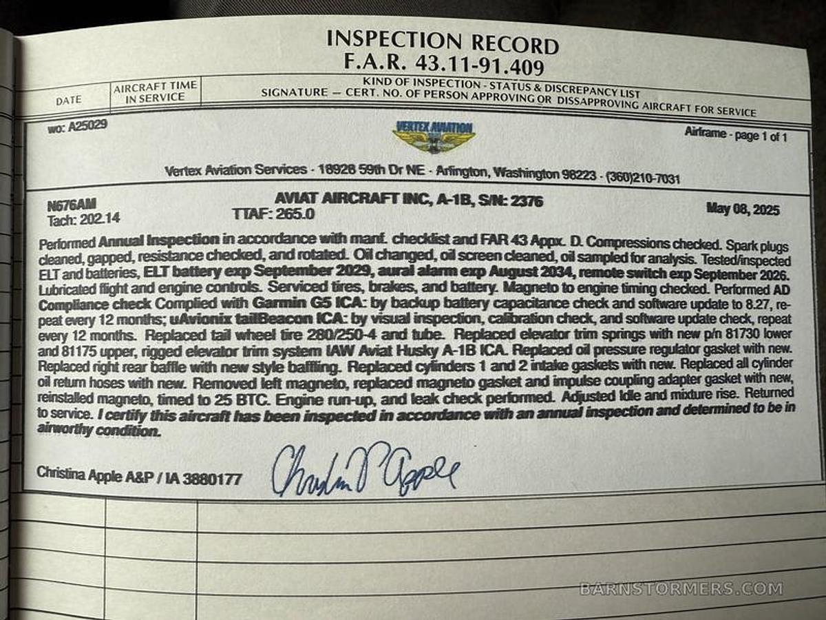 Used 2006 Aviat Husky A-1B