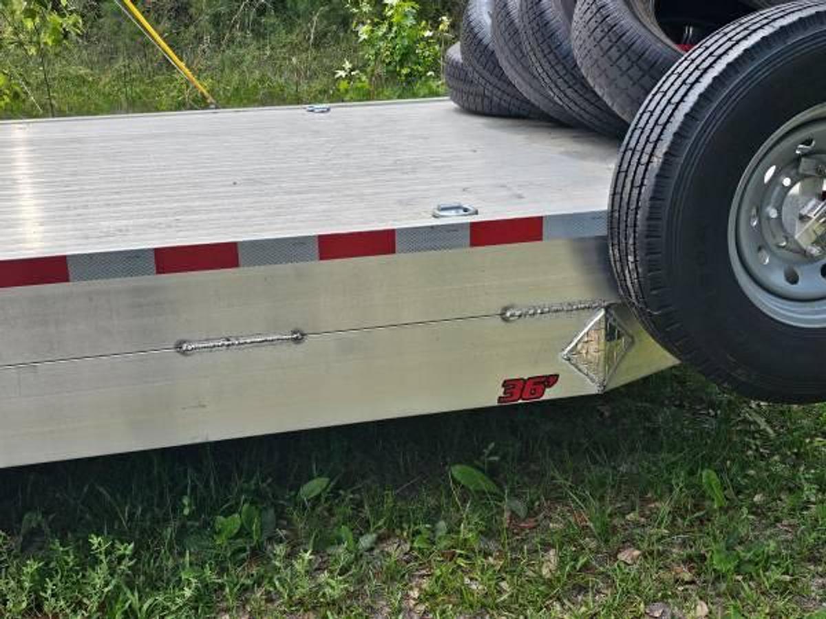 Used 2025 Wolverine 36' x 7' Car Hauler Trailer