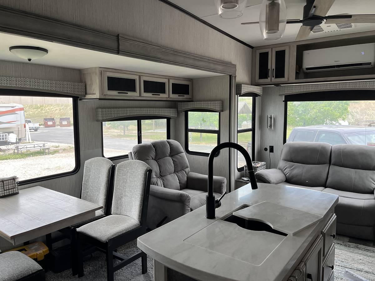 Used 2022 Forest River Sandpiper 321RL Luxury Fifth Wheel