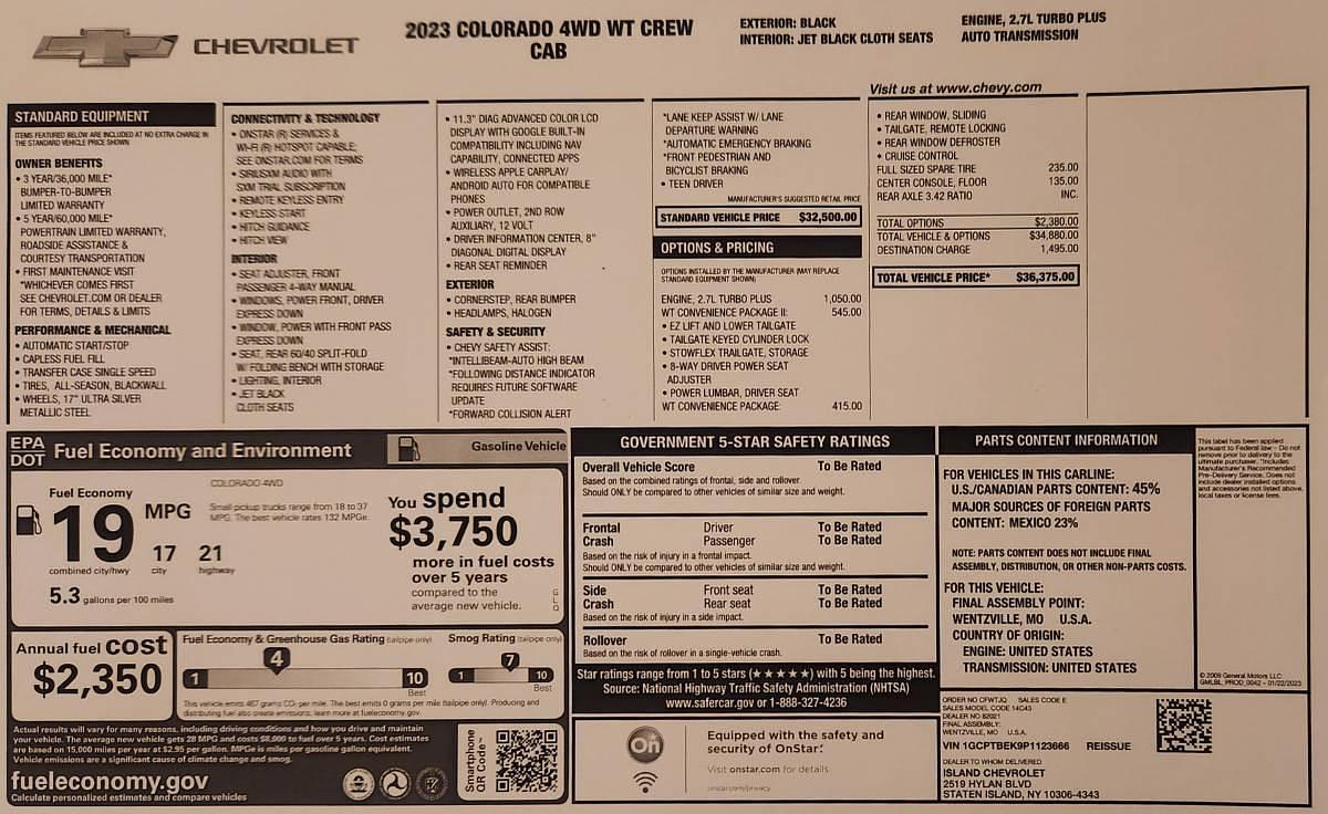 Used 2023 Chevrolet Colorado