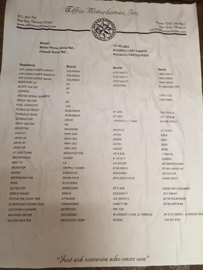 Used 2014 Tiffin Phaeton 40QBH