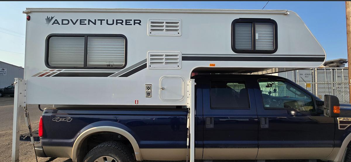 Used 2025 Adventurer 80RB Truck Camper • Dry Bath • Rear Bath Floorplan • Lightweight