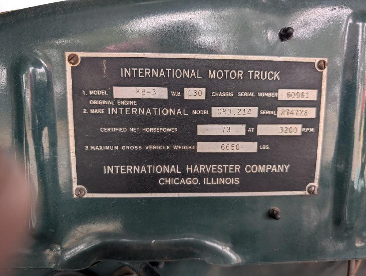 Used 1948 International KB3