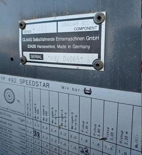 Used 2005 CLAAS Jaguar 900