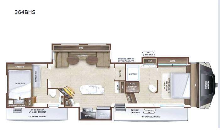 Used 2021 Highland Ridge Mesa Ridge XLT 364BHS
