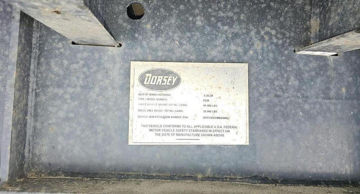 Used 2021 Dorsey Giant combo 48 foot Trailer