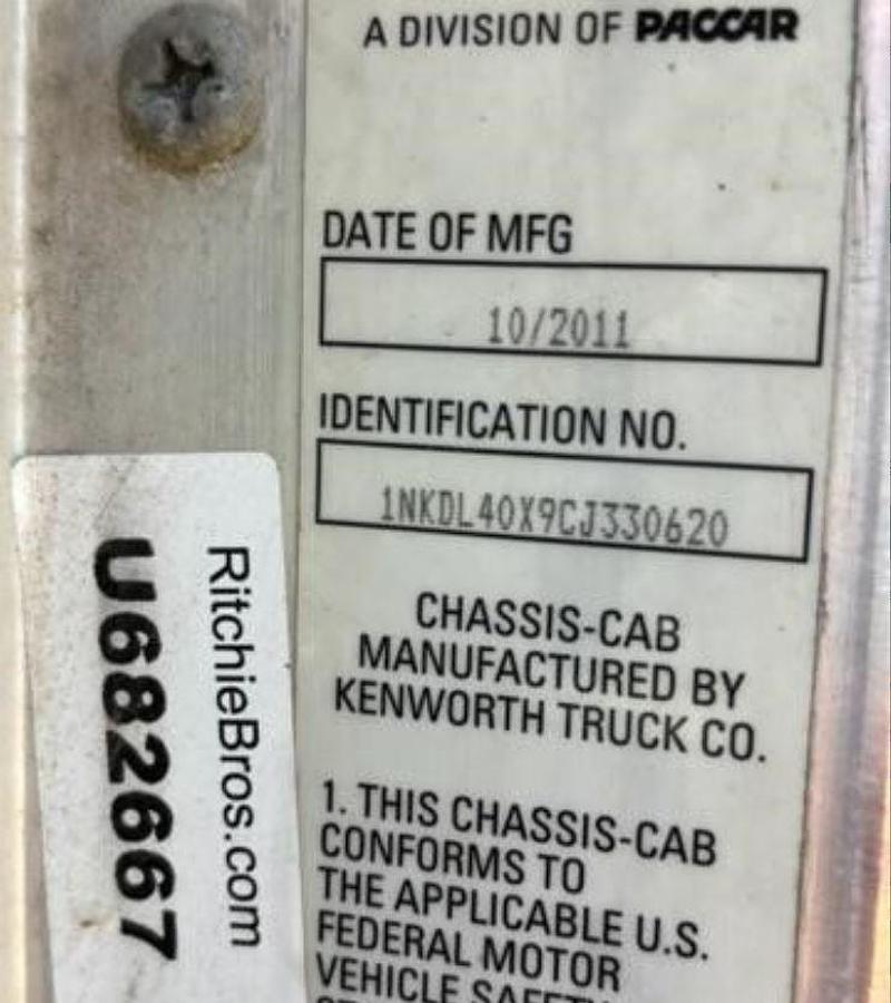 Used 2012 Kenworth T800 Roll off Garbage Truck