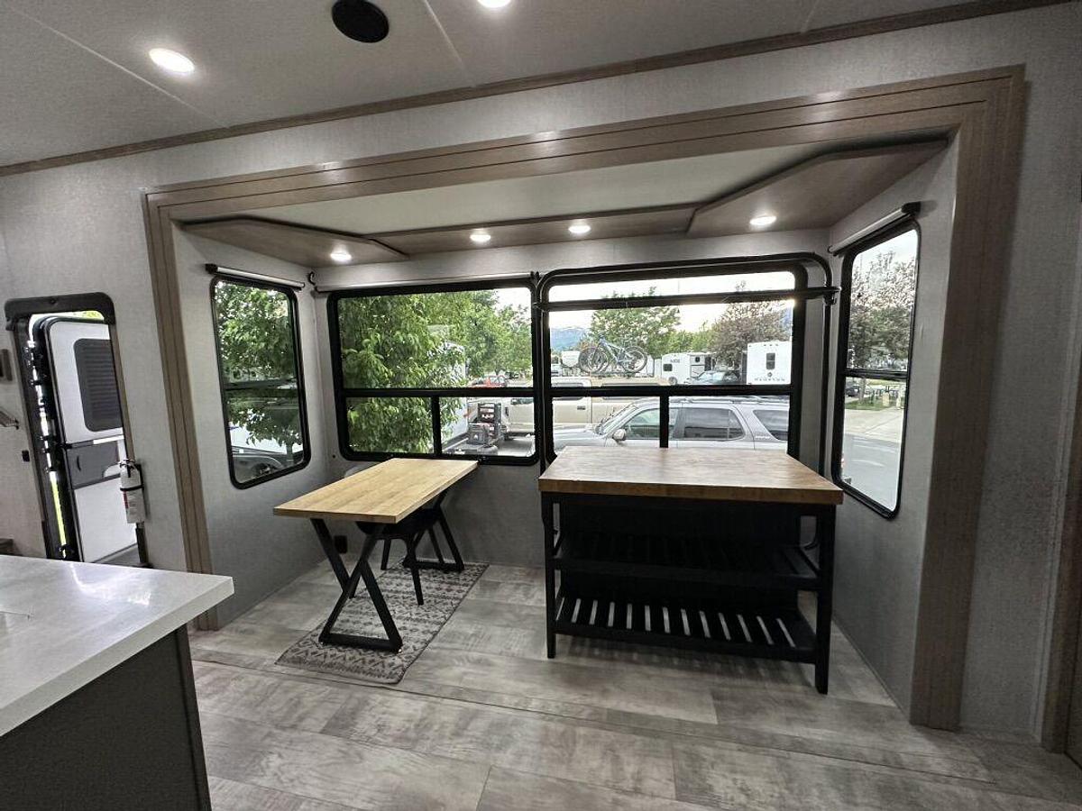 Used 2023 Grand Design Momentum M-395MS Fifth Wheel Toy Hauler