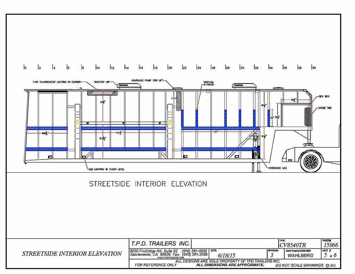 Used 2014 Freightliner Sport Chassis w/ 40' TPD Gooseneck Stacker