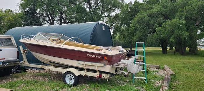 Used 1979 Century Runabout Boat with Trailer