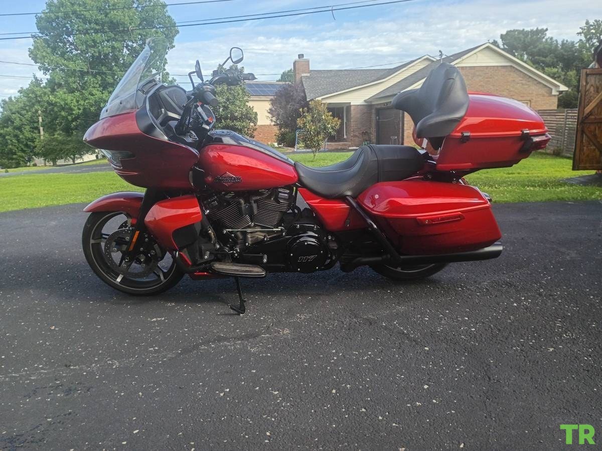 Used 2025 Harley-Davidson Road Glide FLTRX Full Dresser | Whiskey Firestorm | 117 Milwaukee-Eight | Only 5,640 Miles