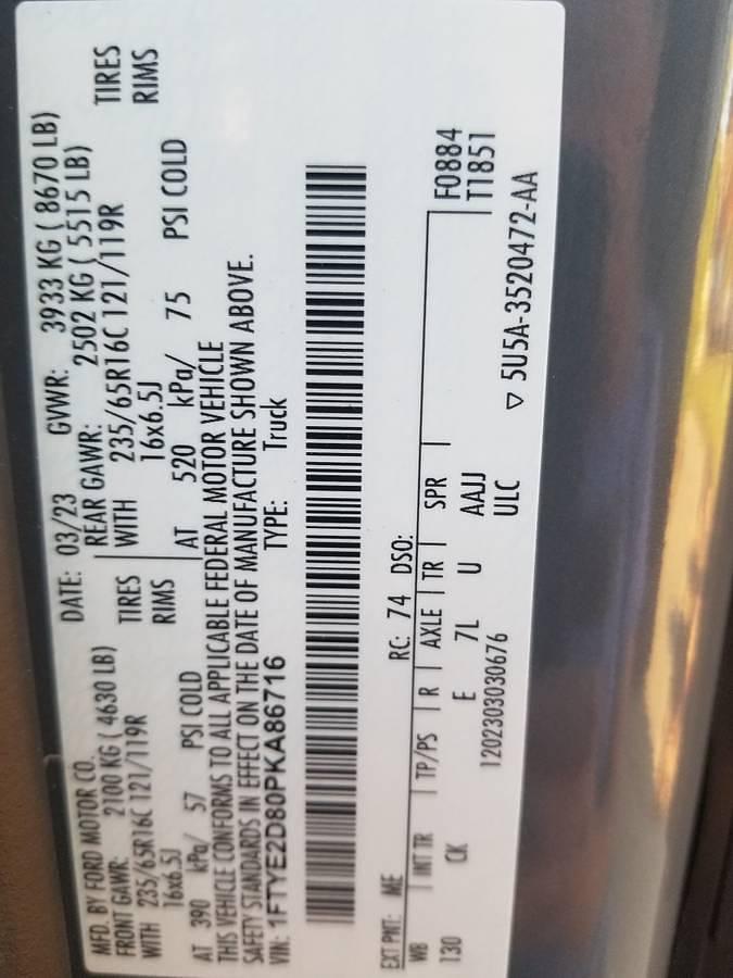 Used 2023 Ford Transit 150 AWD Van