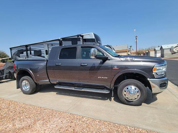 Used 2022 Forest River Riverstone Legacy Fifth Wheel Toy Hauler