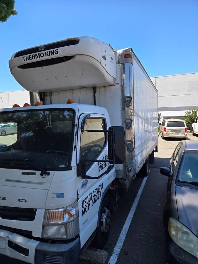 Used 2016 Mitsubishi Fuso FEC72S Refrigerated Box Truck