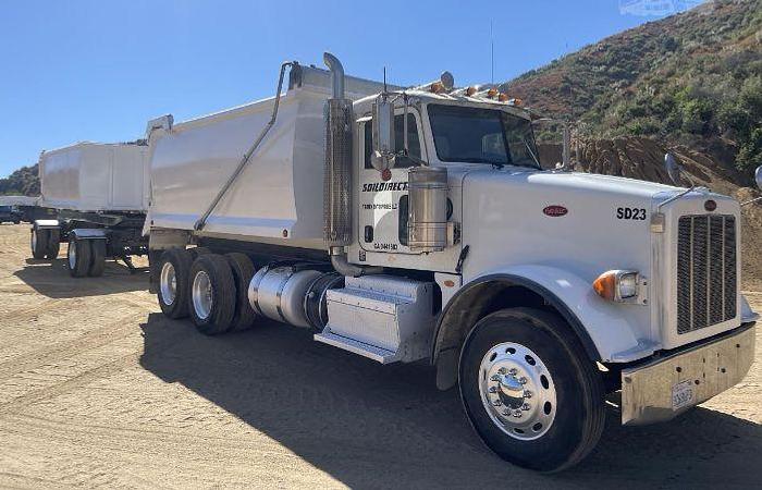 Used 2012 Peterbilt 367 Transfer Set Dump Truck