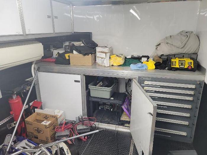 Used 2015 Motorsports Aluminum 3 Car Trailer