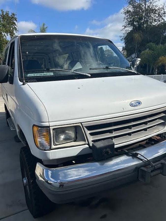Used 1993 Ford Econoline E350 4X4 Smog Exempt Cargo Van