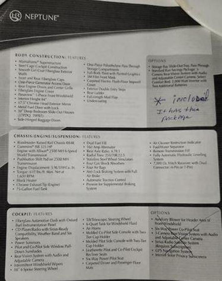 Used 2008 Holiday Rambler Neptune XL 39PBT