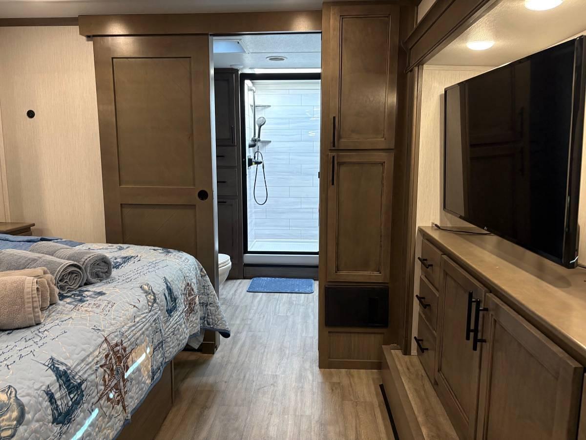 Used 2021 Forest River RiverStone Legacy 39RKFB Fifth Wheel