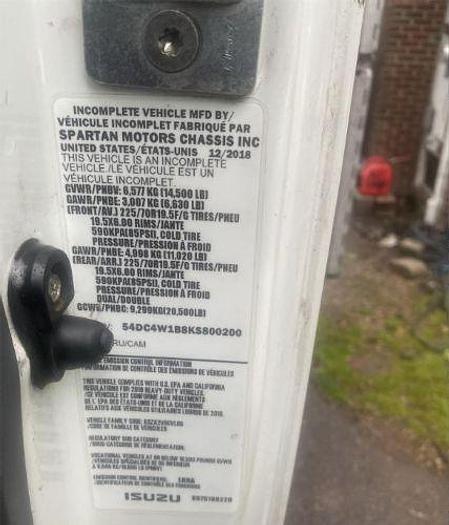 Used 2019 ISUZU NPR HD