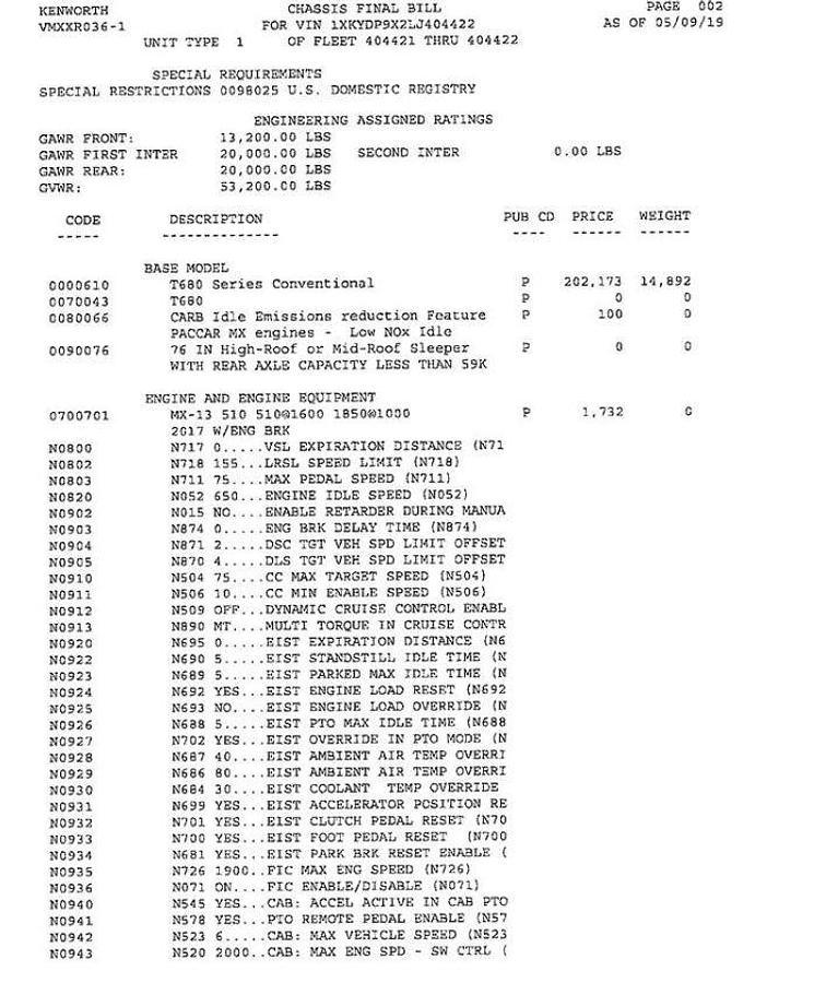 Used 2020 Kenworth T680