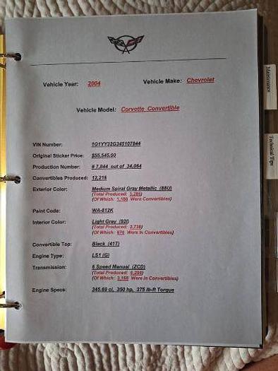 Used 2004 Chevrolet Corvette Convertible