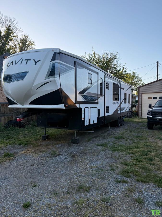 Used 2021 Heartland Gravity 3610 Fifth-Wheel Toy Hauler