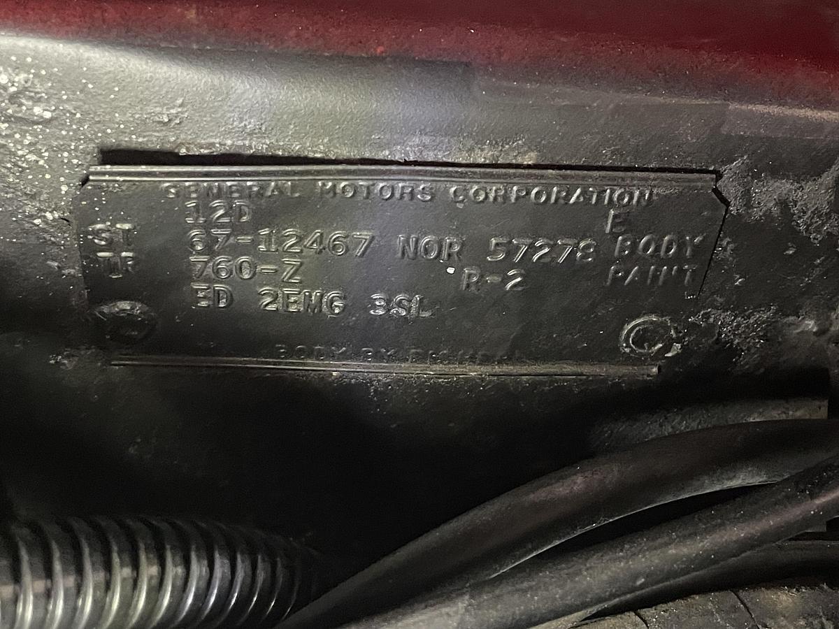 Used 1967 Chevrolet Camaro RS Convertible