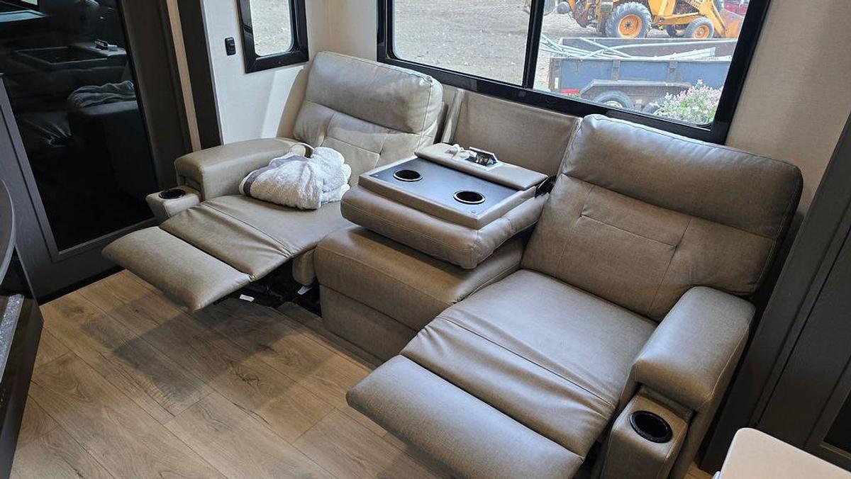 Used 2024 Alliance RV Valor 42V13 Luxury Fifth Wheel Toy Hauler