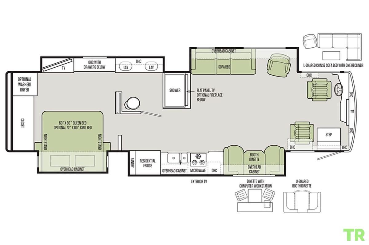 Used 2019 Tiffin Allegro RED 37PA Class A Diesel Motorhome