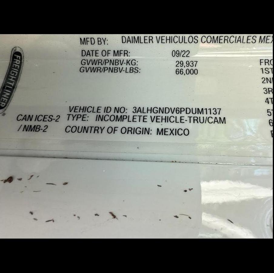 Used 2023 Freightliner SD 122 Front Loader Grapple Truck