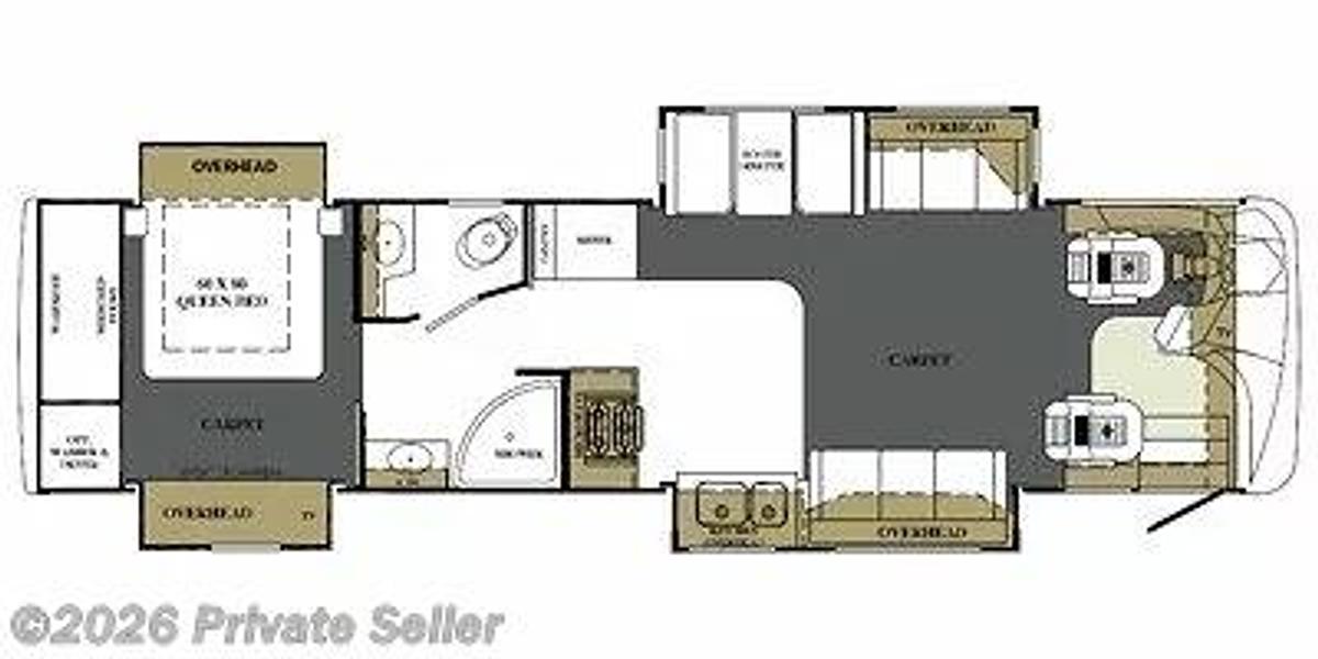 Used 2008 Forest River Berkshire 390QS