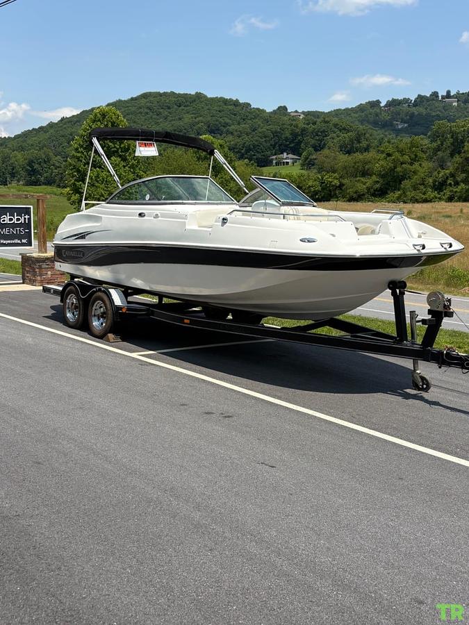 Used 2007 Caravelle 21' Deck Boat • New Volvo Penta 5.0L Engine Block • Only 0.5 Hours • One Owner • Trailer Included