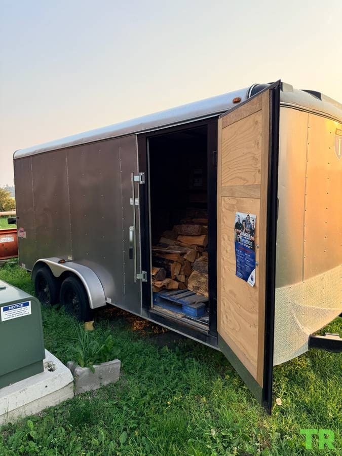 Used 2023 Interstate Victory 7x16 Enclosed Cargo Trailer | Tandem Axle | Like New | Fully Equipped