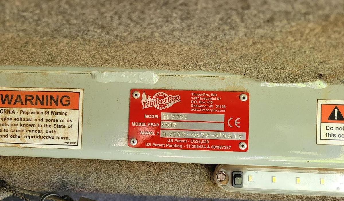 Used 2017 TIMBERPRO TL735C