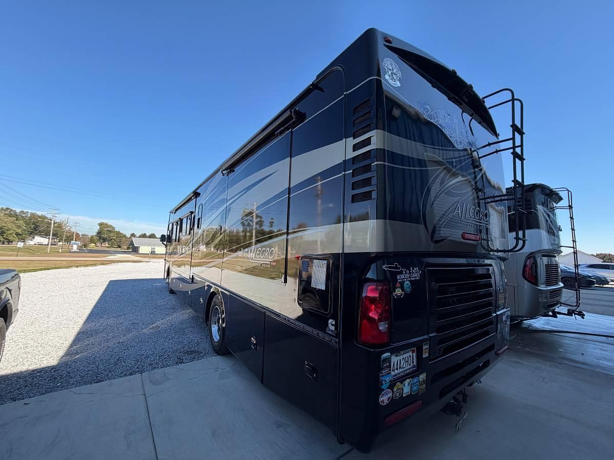 Used 2011 Tiffin Allegro Red Class C Motorhome w/ 2020 Jeep Wrangler Rubicon