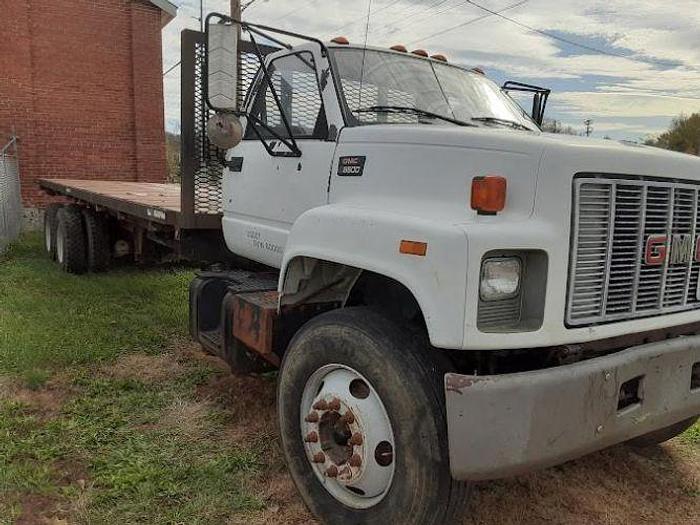 Used 1999 GMC C8500 Roll-Off Truss Delivery Truck