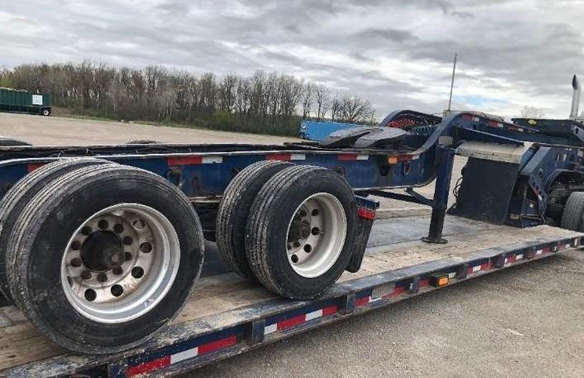 Used 2010 ASPEN 50 TON MINI-DECK (2-3-1) Lowboy Trailer