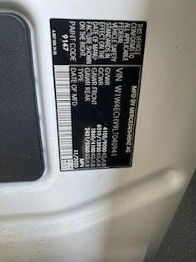 Used 2020 Mercedes-Benz Sprinter 2500