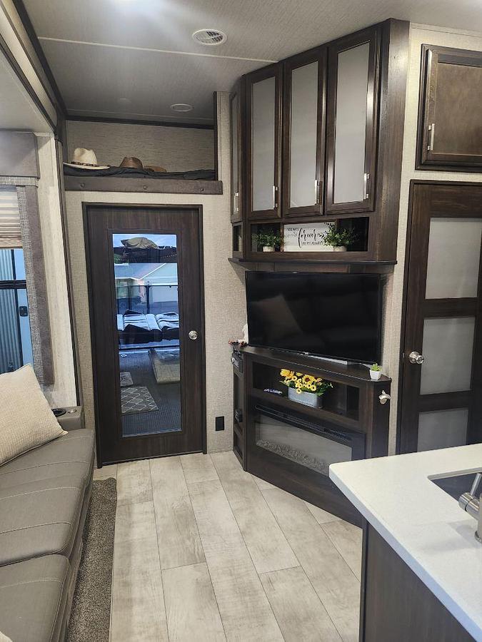 Used 2020 Grand Design Momentum G-Class 350G Fifth Wheel Toy Hauler