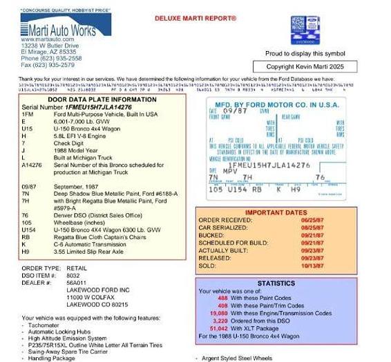 Used 1988 Ford Bronco