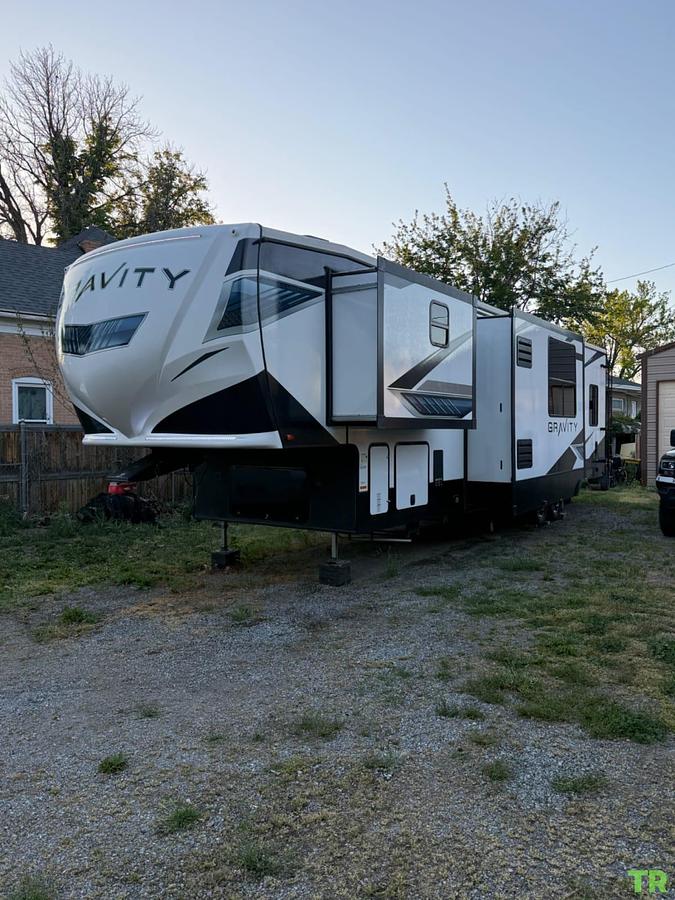 Used 2021 Heartland Gravity 3610 Fifth-Wheel Toy Hauler