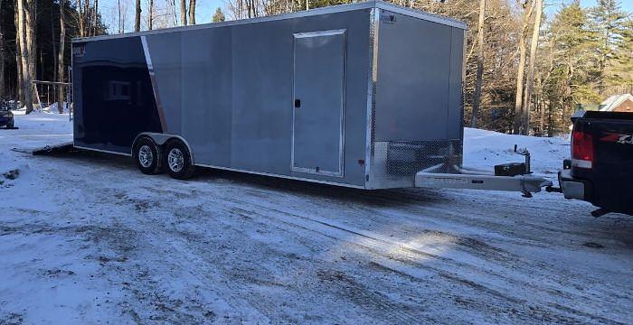 Used 2024 Durabull Elite Enclosed Car Trailer